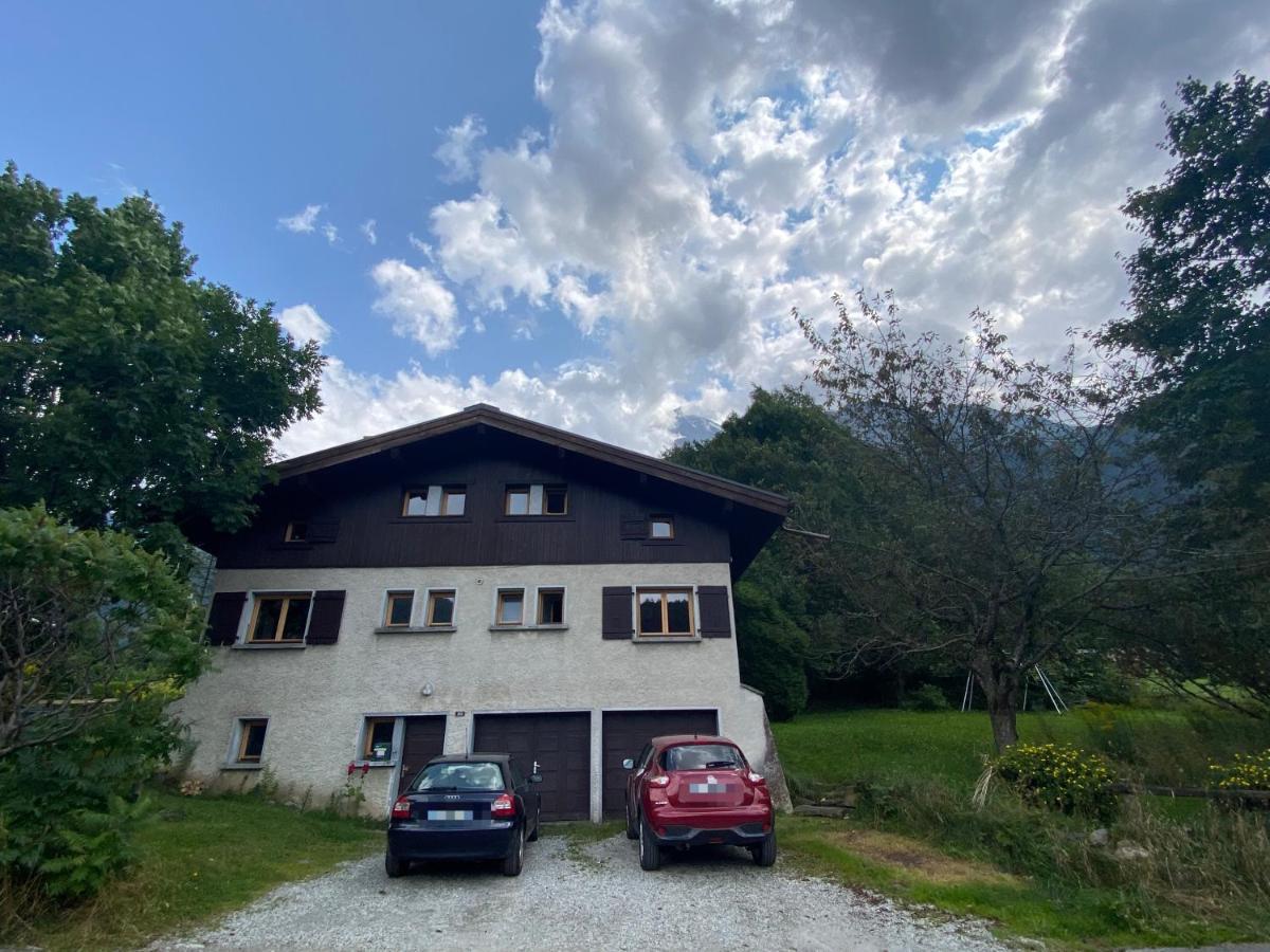 Logement Mansarde Dans Maison Avec Jardin En Bord De Piste, Vue Montagne Les Houches Exteriér fotografie